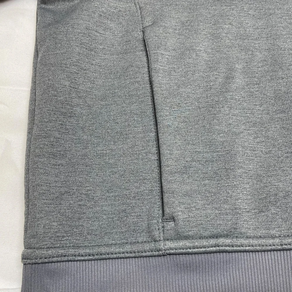 Nike THERMA-FIT Full Zip Hooded Sweatshirt  Women's Med. Grey Activewear Top EUC